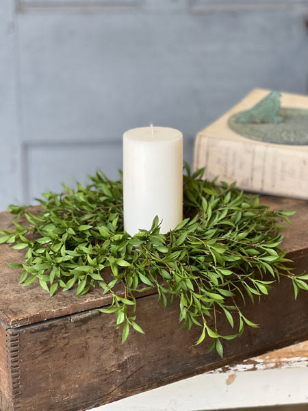 Sundial Leaves Candle Ring | 14" | NOT CURRENTLY IN STOCK-New For Spring 2026!