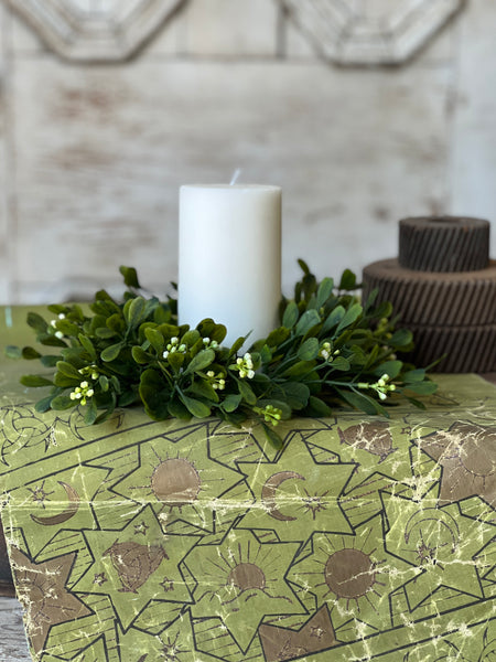 Connemara Greens Candle Ring | 10" | NOT CURRENTLY IN STOCK-New For Spring 2026!