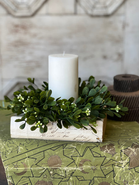 Connemara Greens Candle Ring | 10" | NOT CURRENTLY IN STOCK-New For Spring 2026!