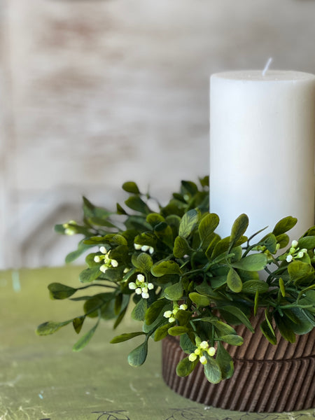 Connemara Greens Candle Ring | 10" | NOT CURRENTLY IN STOCK-New For Spring 2026!