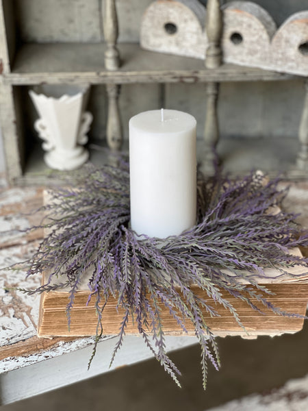Ever After Sage Candle Ring | 13" | Purple | NOT CURRENTLY IN STOCK-New For Spring 2026!