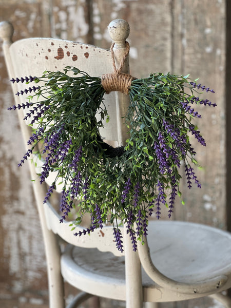 Castleton Lavender Wreath | 12" | NOT CURRENTLY IN STOCK-New For Spring 2026!