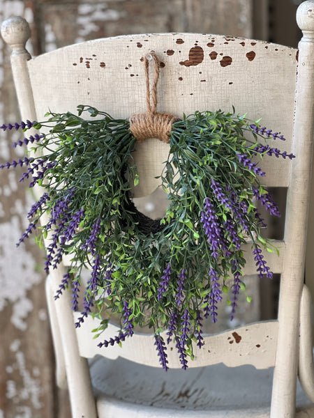 Castleton Lavender Wreath | 12" | NOT CURRENTLY IN STOCK-New For Spring 2026!
