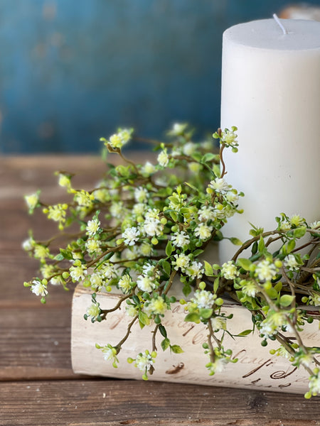 Love Buds Candle Ring | 11" | Cream | NOT CURRENTLY IN STOCK - Spring 2026