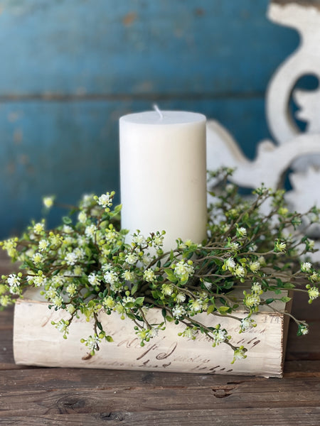 Love Buds Candle Ring | 11" | Cream | NOT CURRENTLY IN STOCK - Spring 2026
