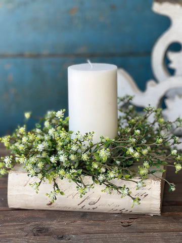 Love Buds Candle Ring | 11" | Cream | NOT CURRENTLY IN STOCK - Spring 2026