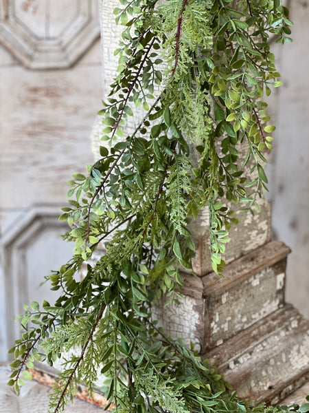 Traipsing Greens Garland | 6' | NOT CURRENTLY IN STOCK-New For Spring 2026!