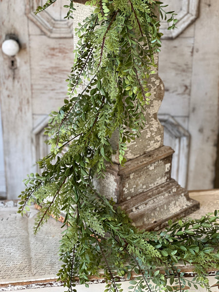 Traipsing Greens Garland | 6' | NOT CURRENTLY IN STOCK-New For Spring 2026!