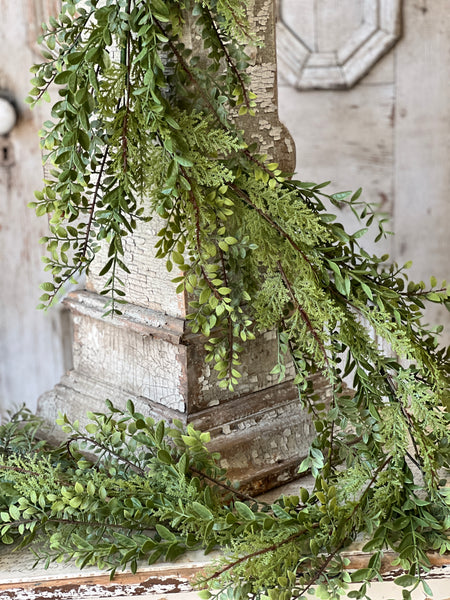Traipsing Greens Garland | 6' | NOT CURRENTLY IN STOCK-New For Spring 2026!