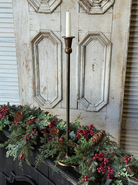 Maglia Holder | 21" | Antique Brass | NOT CURRENTLY IN STOCK-New For Holiday 2026!