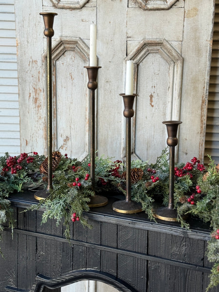 Maglia Holder | 12.5" | Antique Brass | NOT CURRENTLY IN STOCK-New For Holiday 2026!