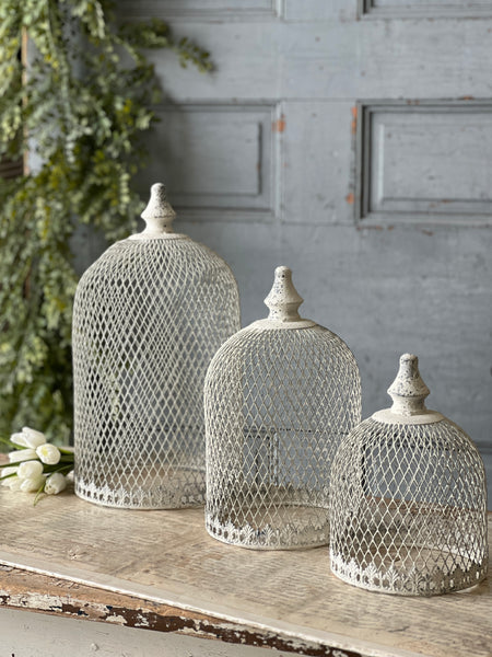 Iron Laced Cloches | Set/3 | Limited Stock - Last 30pcs!