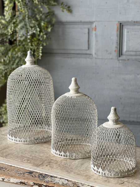 Iron Laced Cloches | Set/3 | Limited Stock - Last 30pcs!
