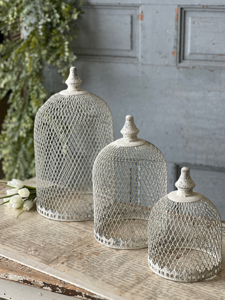 Iron Laced Cloches | Set/3 | Limited Stock - Last 30pcs!