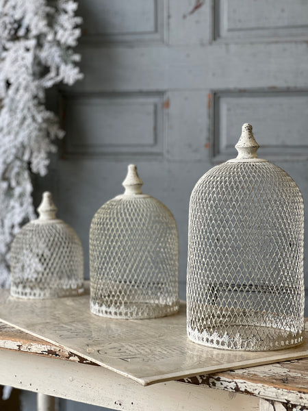 Iron Laced Cloches | Set/3 | Limited Stock - Last 30pcs!