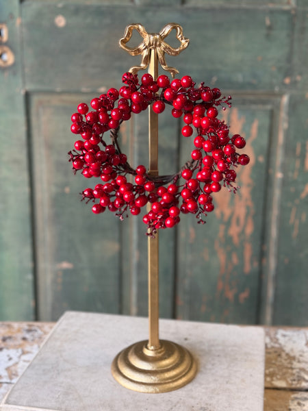 Bowties & Trimmings Wreath Holder | 17" | NOT CURRENTLY IN STOCK-New For Holiday 2026!