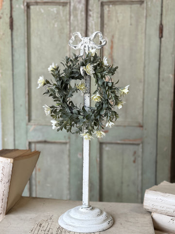 Candle Ring Holder | 17.25" | Ribboned | NOT CURRENTLY IN STOCK-New For Spring 2027!