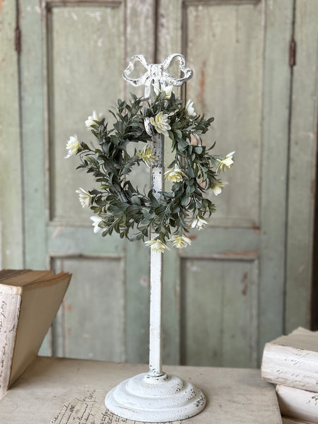 Candle Ring Holder | 17.25" | Ribboned | NOT CURRENTLY IN STOCK-New For Spring 2027!