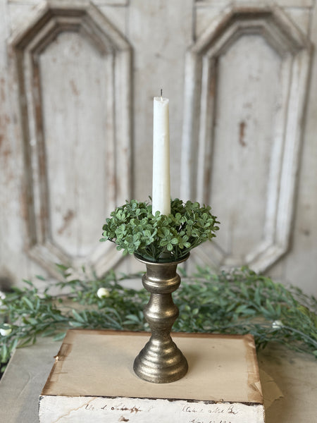 Amelie Taper Holder | 5.25" | Pyrite | NOT CURRENTLY IN STOCK-New For Spring 2027!