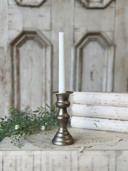 Amelie Taper Holder | 5.25" | Pyrite | NOT CURRENTLY IN STOCK-New For Spring 2027!