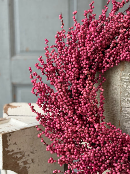 Blushberry Wreath | 23" | NOT CURRENTLY IN STOCK-New For Spring 2027!