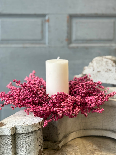 Blushberry Candle Ring | 17" | NOT CURRENTLY IN STOCK-New For Spring 2027!