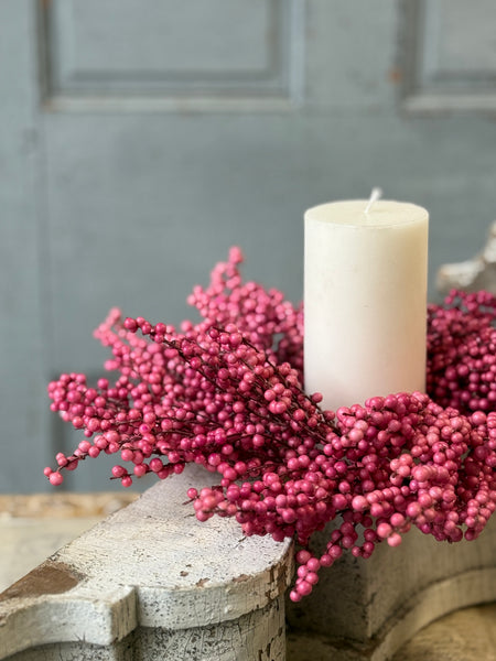 Blushberry Candle Ring | 17" | NOT CURRENTLY IN STOCK-New For Spring 2027!