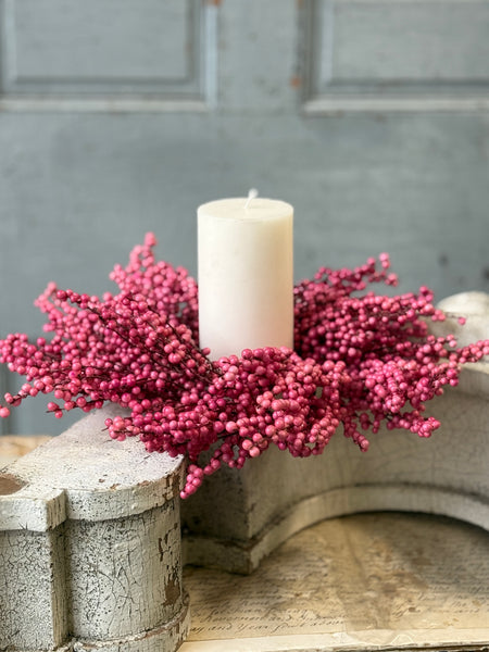 Blushberry Candle Ring | 17" | NOT CURRENTLY IN STOCK-New For Spring 2027!