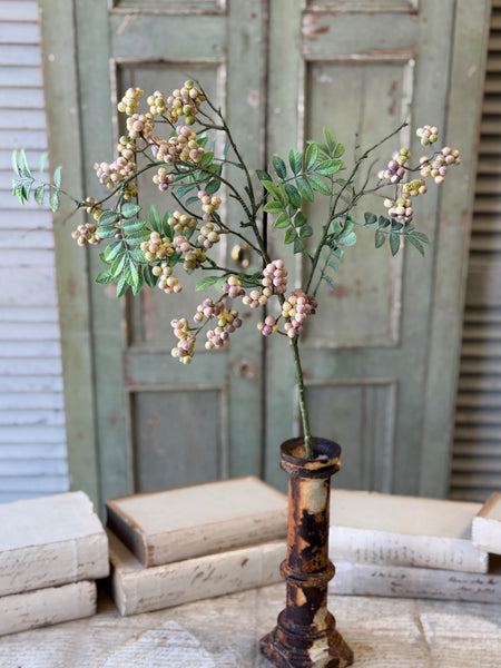 Nightingale Berry Spray | 31" | Crush | NOT CURRENTLY IN STOCK-New For Spring 2027!