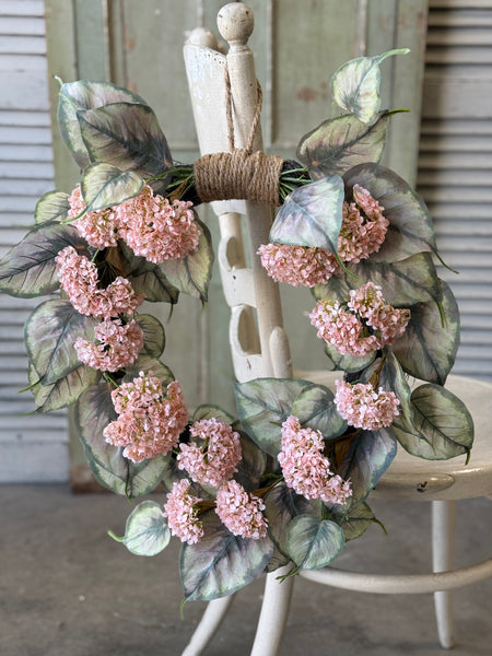 Roseate Frills Hanging Wreath | 20" | NOT CURRENTLY IN STOCK-New For Spring 2027!