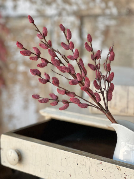 Rosewood Catkin Buds Pick | 16" | CLEAN UP SPECIAL!  From $3.95 - Last 132pcs!