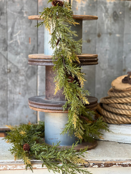 Prickly Pine Garland | 6' | Moss | Online Only Item