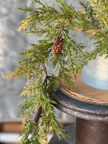 Prickly Pine Garland | 6' | Moss | Online Only Item
