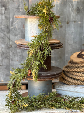 Prickly Pine Garland | 6' | Moss | Online Only Item