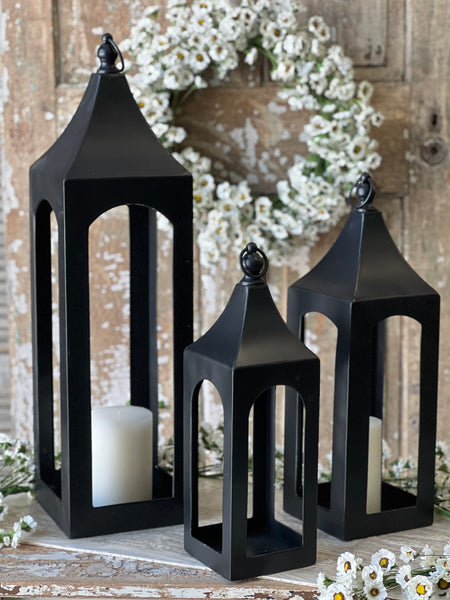 Juliette Lanterns | Set/3 | Black