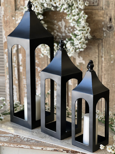 Juliette Lanterns | Set/3 | Black