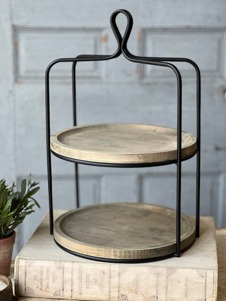 Lexicon Tiered Tray | 18.5" | NOT CURRENTLY IN STOCK-New For Spring 2026!