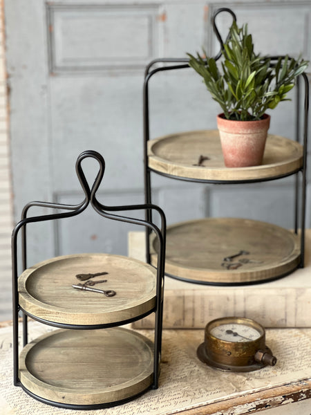 Lexicon Tiered Tray | 18.5" | NOT CURRENTLY IN STOCK-New For Spring 2026!