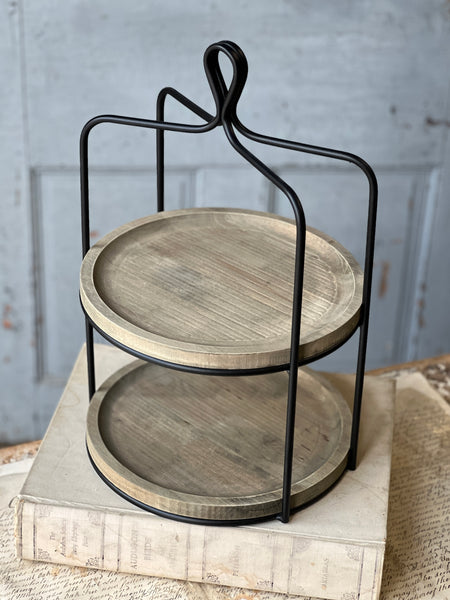 Lexicon Tiered Tray | 18.5" | NOT CURRENTLY IN STOCK-New For Spring 2026!