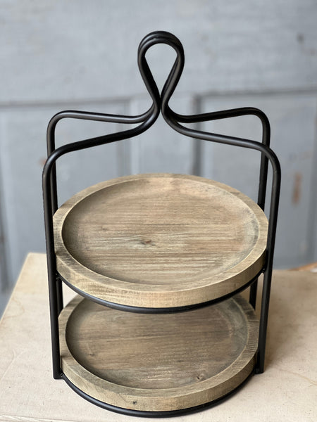 Lexicon Tiered Tray | 14.5" | NOT CURRENTLY IN STOCK-New For Spring 2026!