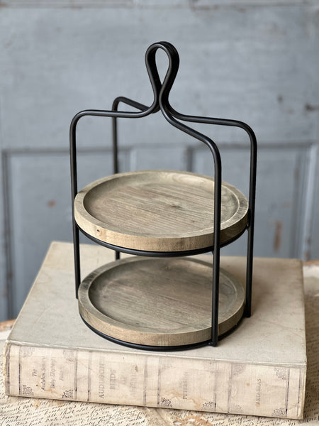 Lexicon Tiered Tray | 14.5" | NOT CURRENTLY IN STOCK-New For Spring 2026!