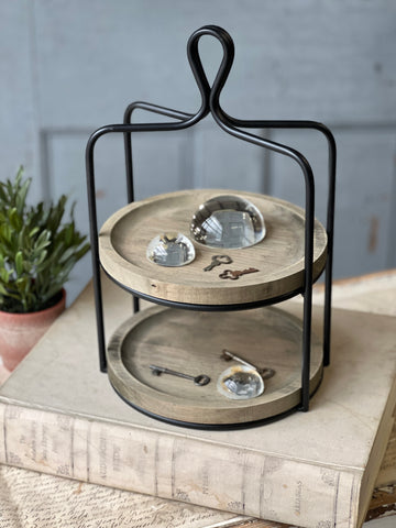 Lexicon Tiered Tray | 14.5" | NOT CURRENTLY IN STOCK-New For Spring 2026!