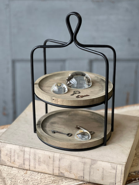 Lexicon Tiered Tray | 14.5" | NOT CURRENTLY IN STOCK-New For Spring 2026!