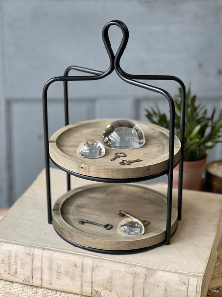 Lexicon Tiered Tray | 14.5" | NOT CURRENTLY IN STOCK-New For Spring 2026!