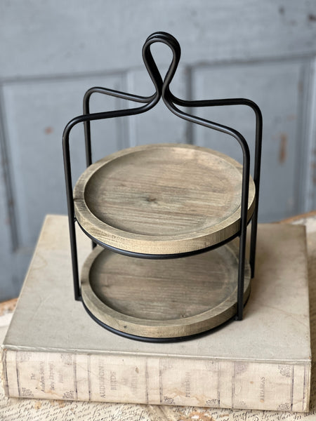 Lexicon Tiered Tray | 14.5" | NOT CURRENTLY IN STOCK-New For Spring 2026!