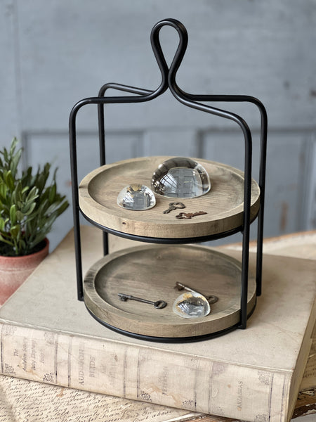 Lexicon Tiered Tray | 14.5" | NOT CURRENTLY IN STOCK-New For Spring 2026!