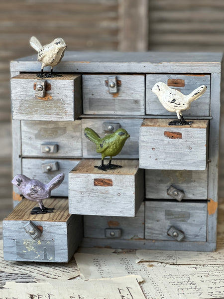 Iron Birds | 2" | Asst/4 | NOT CURRENTLY IN STOCK-New For Spring 2027!