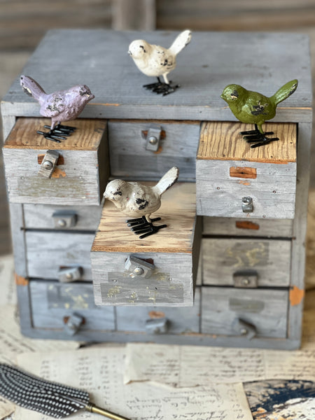 Iron Birds | 2" | Asst/4 | NOT CURRENTLY IN STOCK-New For Spring 2027!