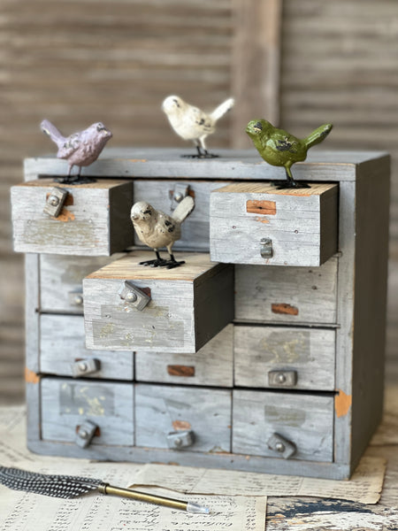 Iron Birds | 2" | Asst/4 | NOT CURRENTLY IN STOCK-New For Spring 2027!