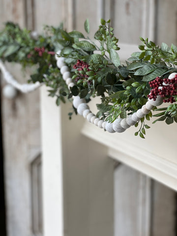 Cadence Garland | 90" | White Wash | NEW CLOSEOUT!  From $1.95